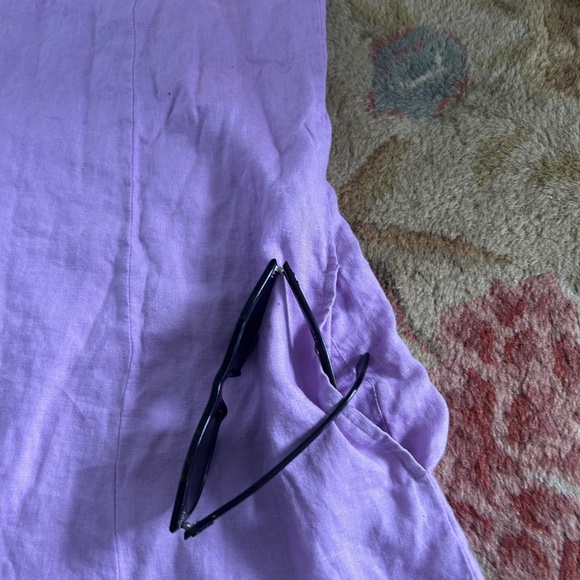 J. Jill Love Linen Shift Dress – Lavender, Medium Petite - Picture 7 of 8